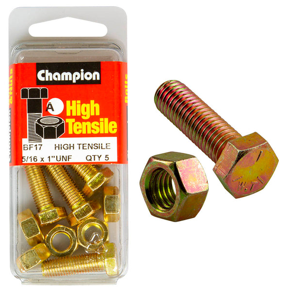 Champion UNF Bolts & Nuts Pack - BF17