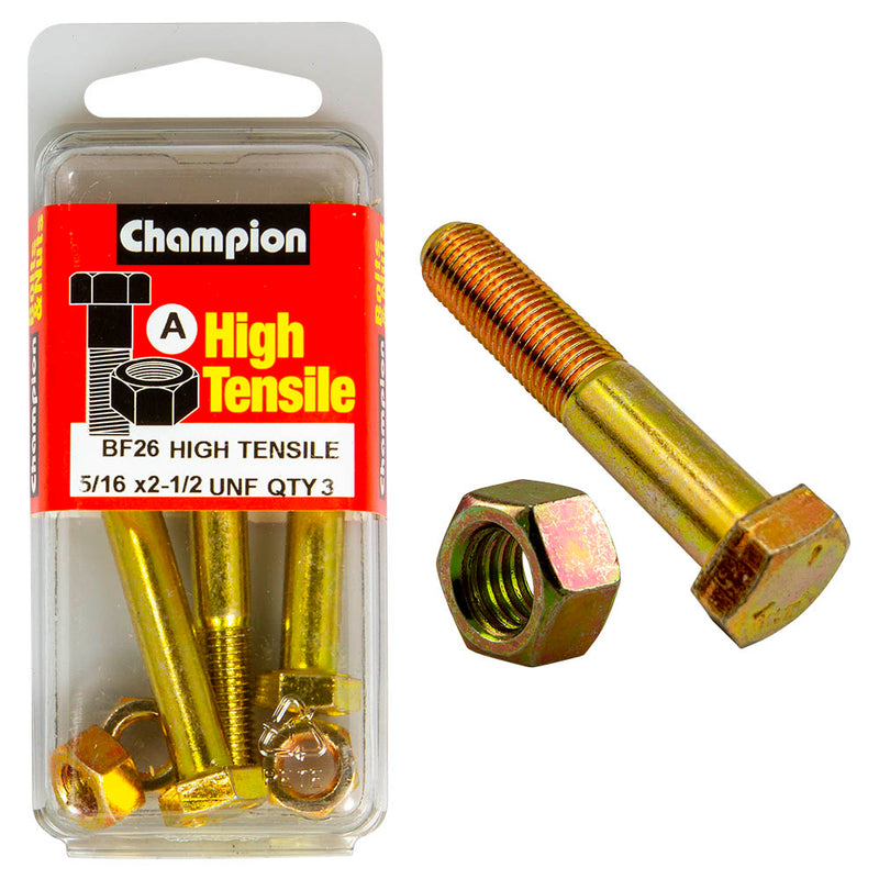 Champion UNF Bolts & Nuts Pack - BF26