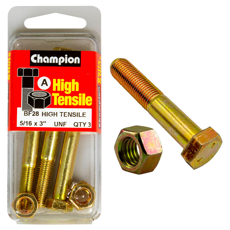 Champion UNF Bolts & Nuts Pack - BF28