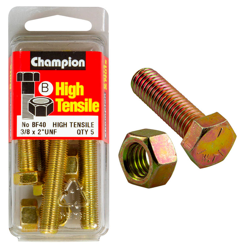 Champion UNF Bolts & Nuts Pack - BF40