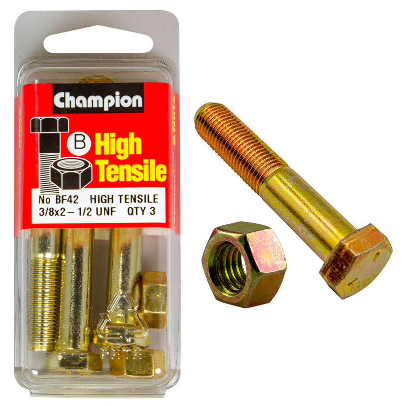 Champion UNF Bolts & Nuts Pack - BF42