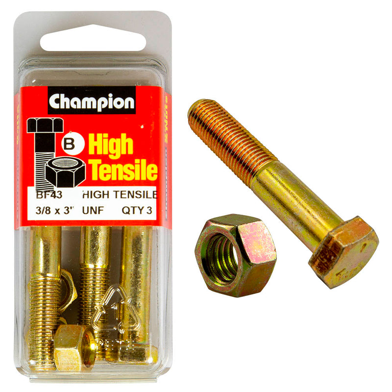 Champion UNF Bolts & Nuts Pack - BF43