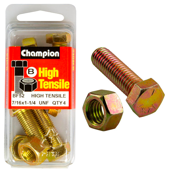 Champion UNF Bolts & Nuts Pack - BF52