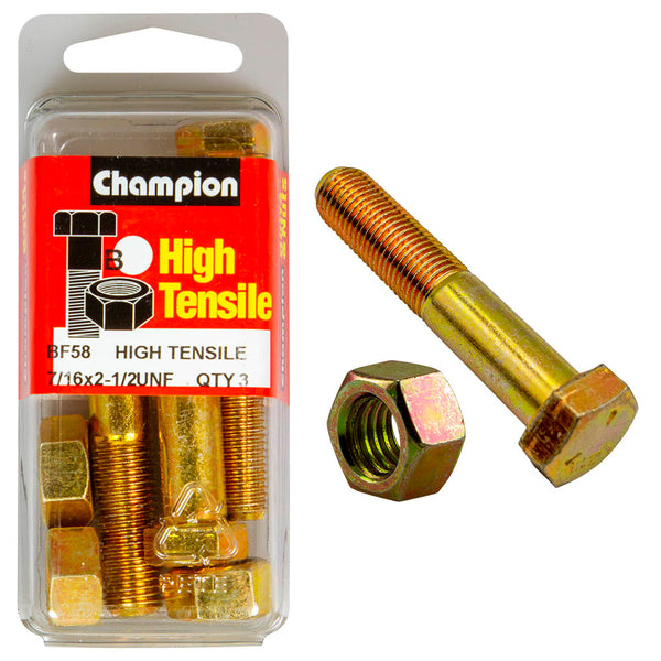 Champion UNF Bolts & Nuts Pack - BF58