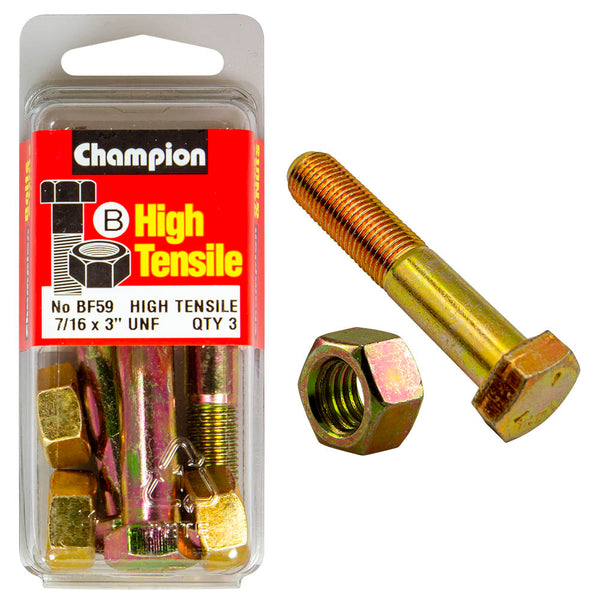 Champion UNF Bolts & Nuts Pack - BF59