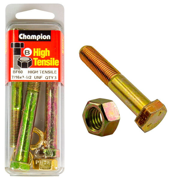 Champion UNF Bolts & Nuts Pack - BF60