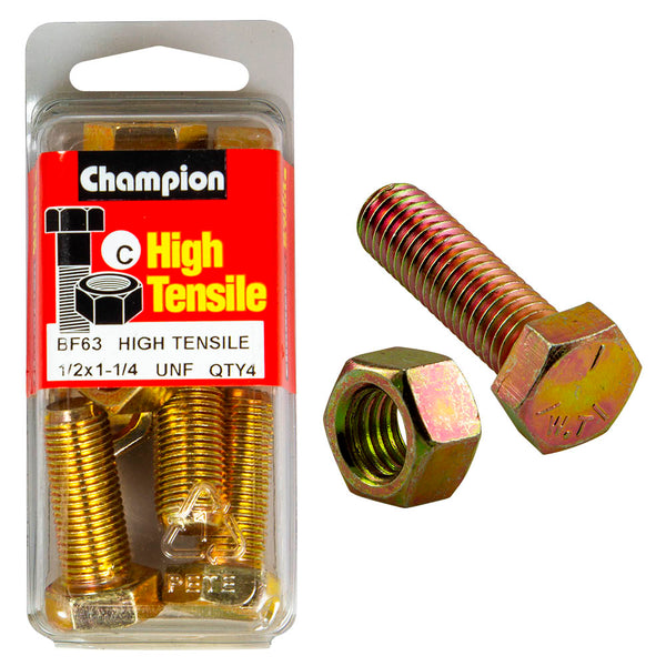Champion UNF Bolts & Nuts Pack - BF63