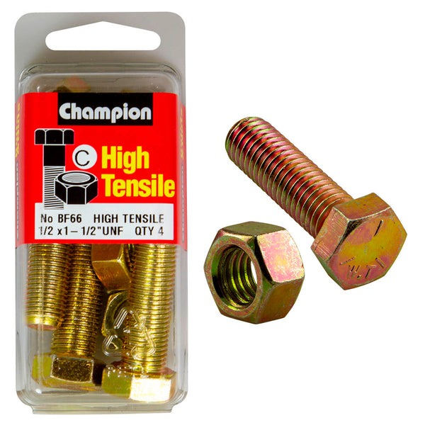 Champion UNF Bolts & Nuts Pack - BF66