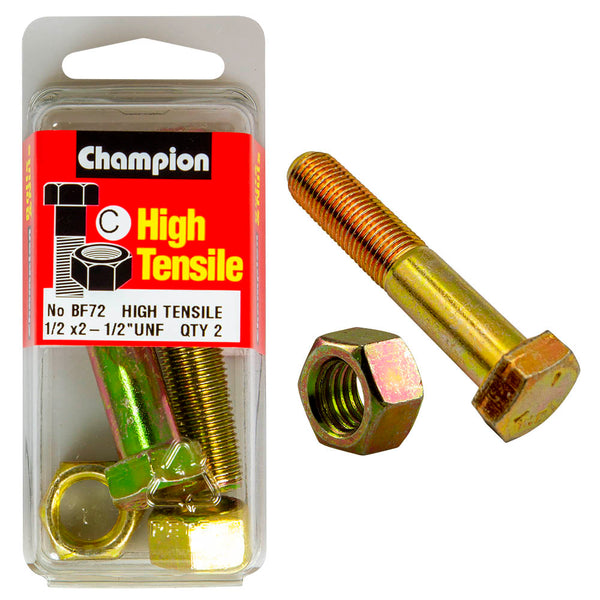 Champion UNF Bolts & Nuts Pack - BF72