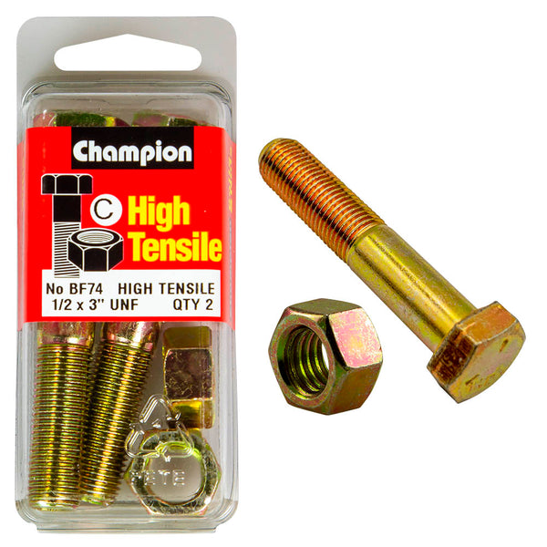 Champion UNF Bolts & Nuts Pack - BF74