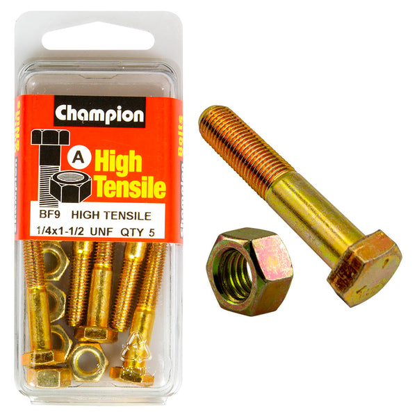 Champion UNF Bolts & Nuts Pack - BF9