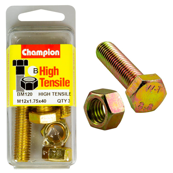 Champion Metric Bolts & Nuts Pack - BM120