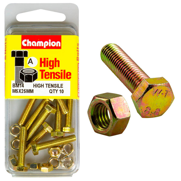 Champion Metric Bolts & Nuts Pack - BM14