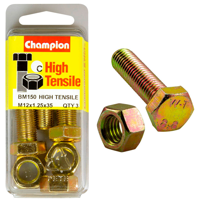 Champion Metric Bolts & Nuts Pack - BM150
