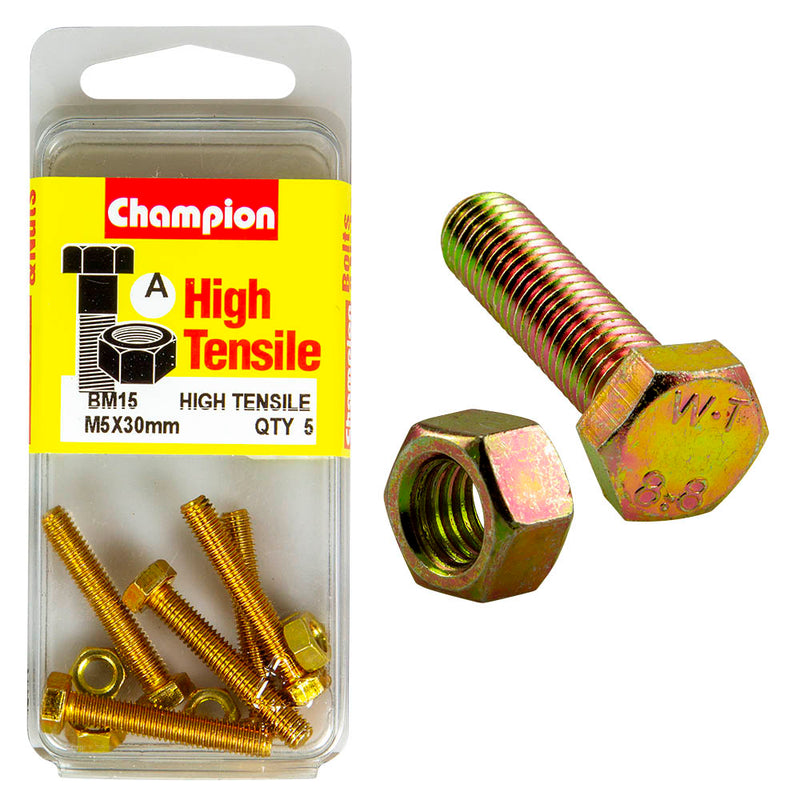 Champion Metric Bolts & Nuts Pack - BM15