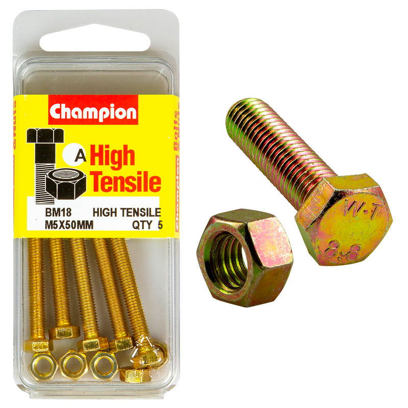 Champion Metric Bolts & Nuts Pack - BM18