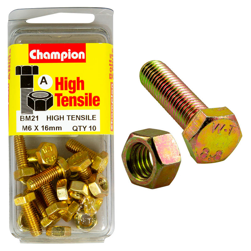 Champion Metric Bolts & Nuts Pack - BM21