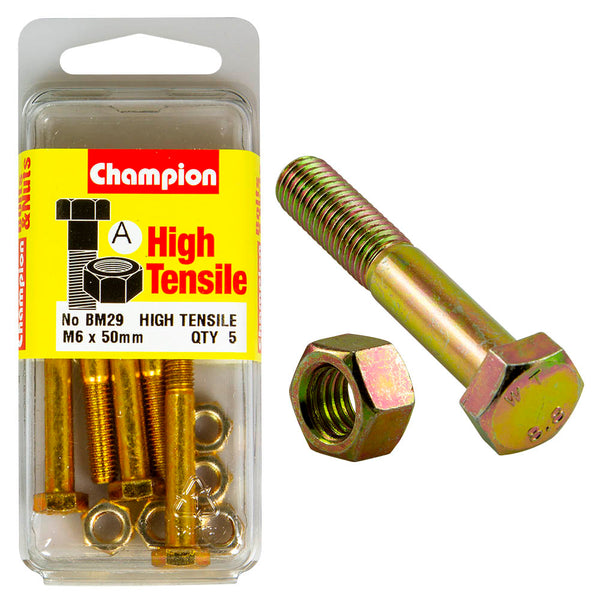 Champion Metric Bolts & Nuts Pack - BM29
