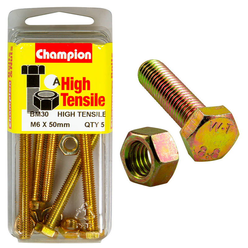 Champion Metric Bolts & Nuts Pack - BM30