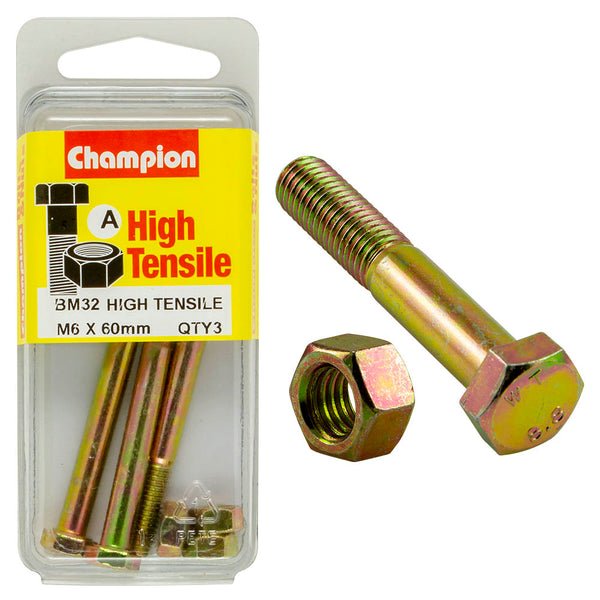 Champion Metric Bolts & Nuts Pack - BM32
