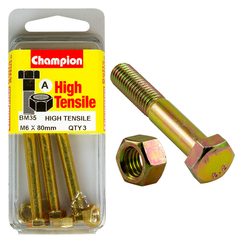 Champion Metric Bolts & Nuts Pack - BM35