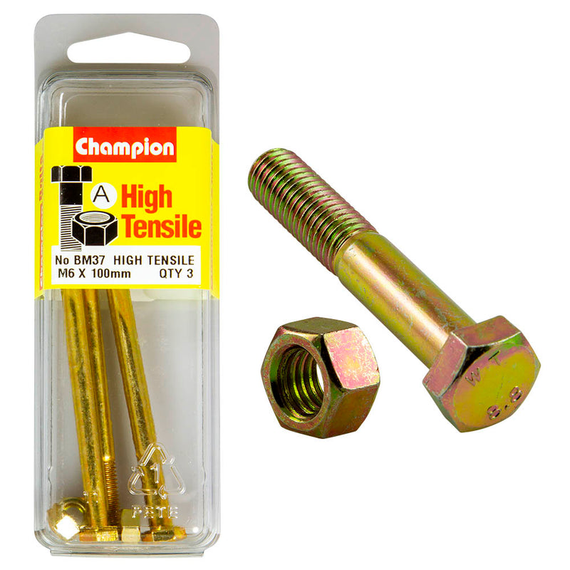 Champion Metric Bolts & Nuts Pack - BM37