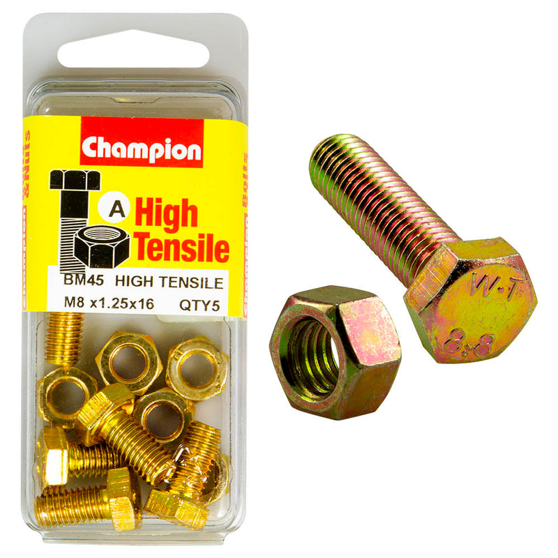Champion Metric Bolts & Nuts Pack - BM45