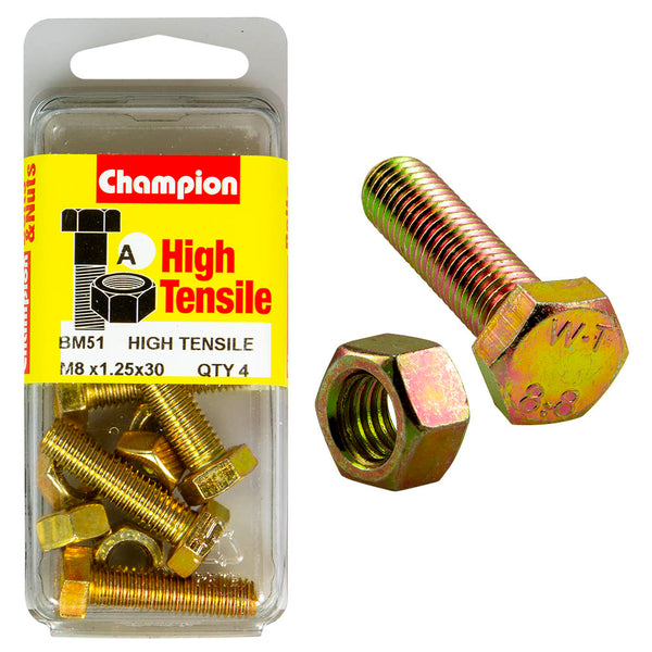 Champion Metric Bolts & Nuts Pack - BM51