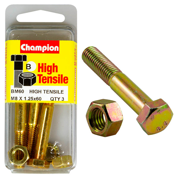 Champion Metric Bolts & Nuts Pack - BM60