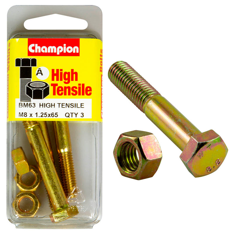 Champion Metric Bolts & Nuts Pack - BM63