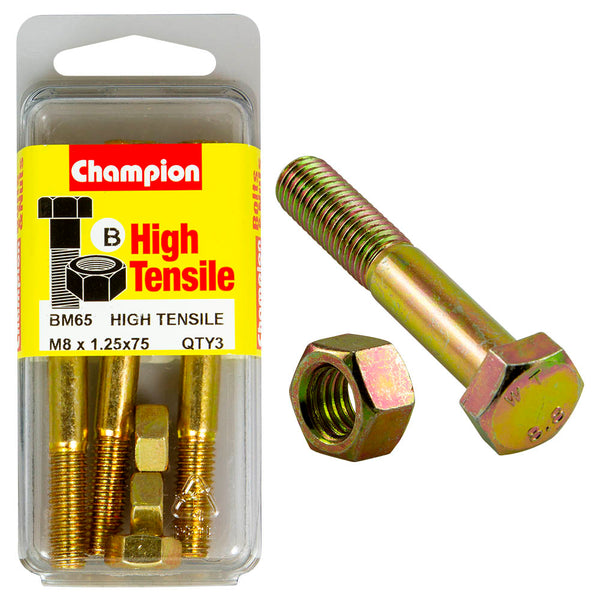 Champion Metric Bolts & Nuts Pack - BM65