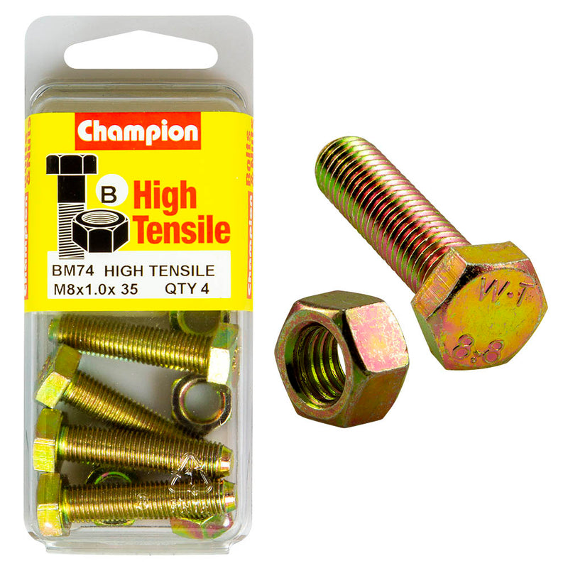 Champion Metric Bolts & Nuts Pack - BM74