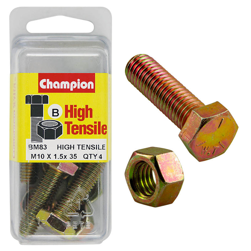 Champion Metric Bolts & Nuts Pack - BM83