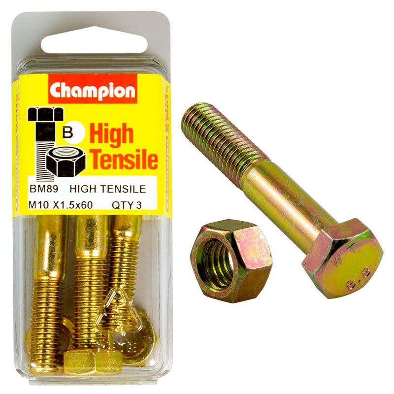 Champion Metric Bolts & Nuts Pack - BM89