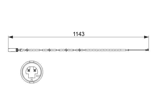 Brake Pad Wear Sensor [Fits: BMW] - AP845
