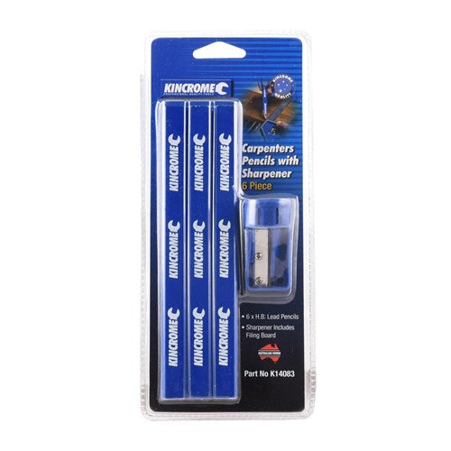 KINCROME - 7 PCE PENCIL W/SHARPENER