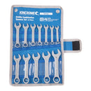 KINCROME 12PCE STUBBY COMB. SPANNER SET
