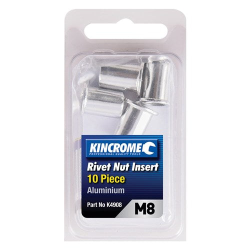 Rivnut Aluminium M8 10pce