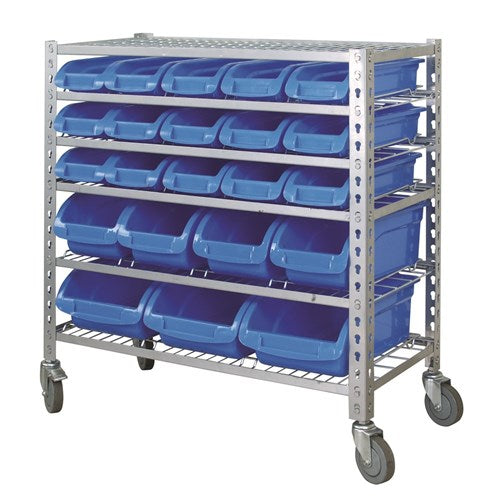 KINCROME MOBILE STORAGE RACK 22BIN