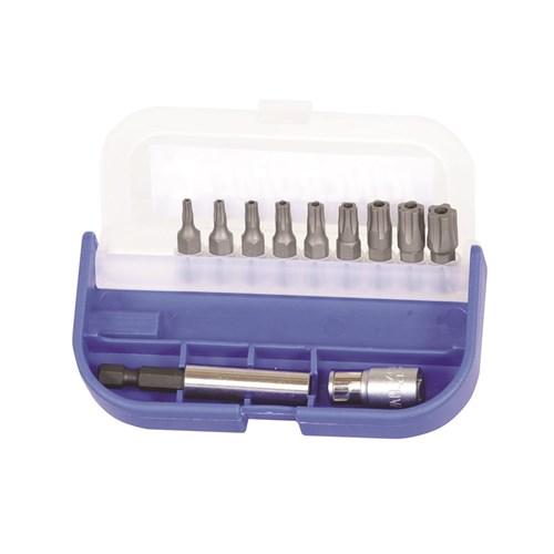 Tamperproof 5 Point TORX Bit Set 11 Piece Tamperproof 5 point torx bit set 11 piece