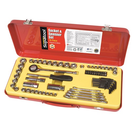 SUPATOOL 76 PCE SKT SET