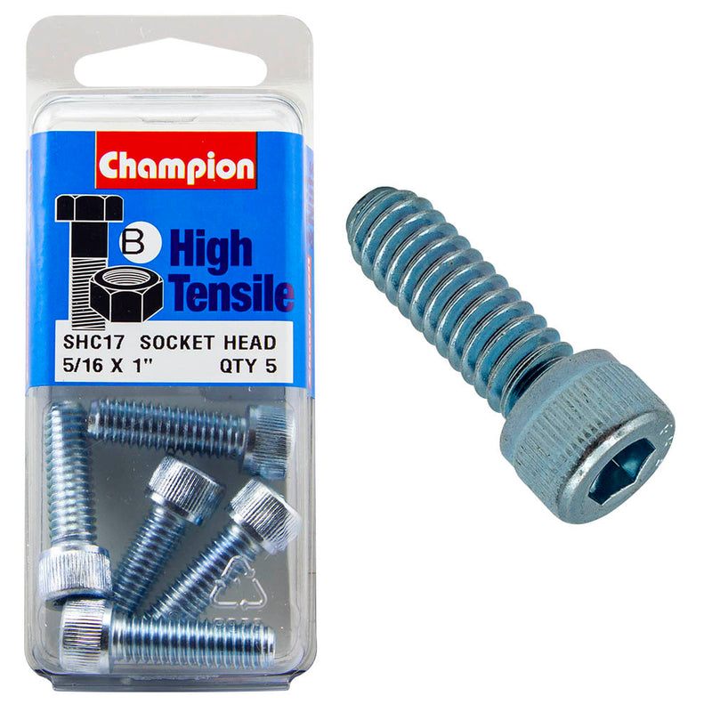 Champion UNC Socket Head Cap Screw Pack - SHC17