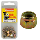 Champion M8 X 1.25 Self Locking Nylon Nuts Pack - SLM161