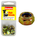 Champion M10 X 1.25 Self Locking Nylon Nuts Pack - SLM164