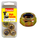 Champion M12 X 1.75 Self Locking Nylon Nuts Pack - SLM166