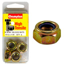 Champion M12 X 1.5 Self Locking Nylon Nuts Pack - SLM167
