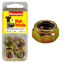 Champion M12 X 1.25 Self Locking Nylon Nuts Pack - SLM168