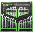 STP-24PCE COMB SPANNER SET MET/IMP