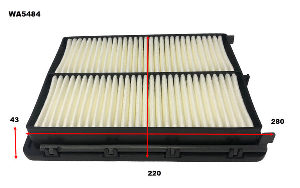 Wesfil Air Filter - WA5484 (A2025)