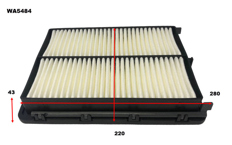Wesfil Air Filter - WA5484 (A2025)